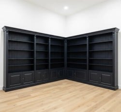 Bibliotecă de colț în formă de L - SPEC22436