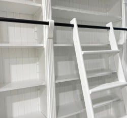Bibliotecă clasică cu scară - SPEC22275 - Culoare - P004 - VOPSIT