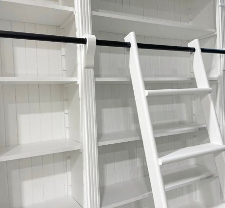 Bibliotecă clasică cu scară - SPEC22275 - Culoare - P004 - VOPSIT
