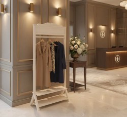 Cuier clasic tip cabină cu polițe de la Studio Szel - SPEC22365 - Culoare - P025 - VOPSIT