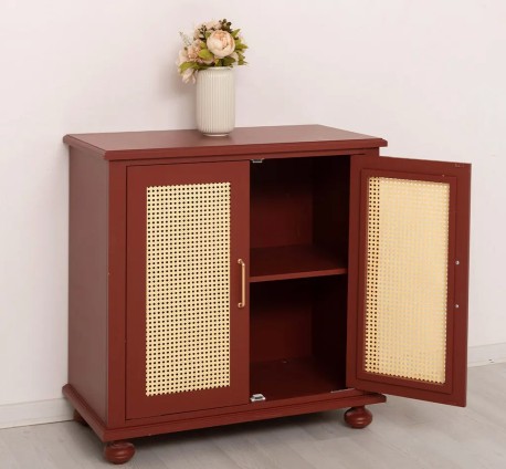 Consola cu 2 usi cu Ratan de la Studio Szel PS802 - Culoare_P029 - VOPSIT