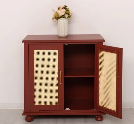 Consola cu 2 usi cu Ratan de la Studio Szel PS802 - Culoare_P029 - VOPSIT