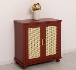 Consola cu 2 usi cu Ratan de la Studio Szel PS802 - Culoare_P029 - VOPSIT