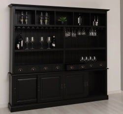 Dulap bar clasic pentru pahare și sticle de la Studio Szel - SPEC22250 - CULOARE - P003 - VOPSIT
