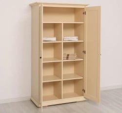 Dulap clasic cu 2 uși, din MDF  de la Studio Szel - SPEC22540 - CULOARE - P025 - VOPSIT