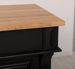 Bar 180cm, blat stejar de la Studio Szel PS1001-180 - Top Culoare_P061 - Corp Culoare_P003 - DUBLU COLOR