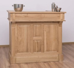Mic mobilier cafenea 120 stejar, blat stejar - Studio Szel - Culoare_P061 - LACUIT