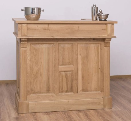 Mic mobilier cafenea 120 stejar, blat stejar - Studio Szel - Culoare_P061 - LACUIT