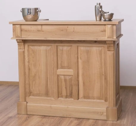 Mic mobilier cafenea 120 stejar, blat stejar - Studio Szel - Culoare_P061 - LACUIT