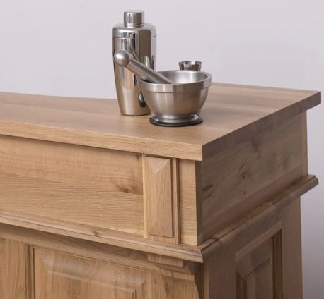 Mic mobilier cafenea 120 stejar, blat stejar - Studio Szel - Culoare_P061 - LACUIT