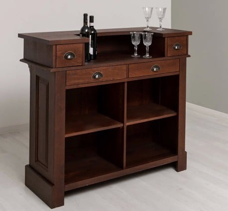 Mic mobilier cafenea 120 stejar, blat stejar - Studio Szel - Culoare_P081 - LACUIT