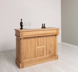 Mic mobilier cafenea 140 stejar, cu blat stejar - Studio Szel - Culoare_P061 - LACUIT