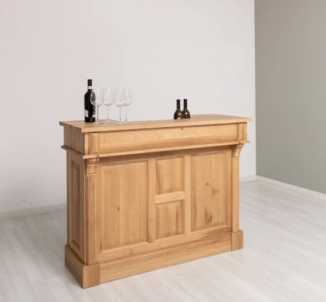 Mic mobilier cafenea 140 stejar, cu blat stejar - Studio Szel - Culoare_P061 - LACUIT
