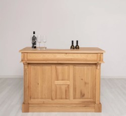 Mic mobilier cafenea 140 stejar, cu blat stejar - Studio Szel - Culoare_P061 - LACUIT