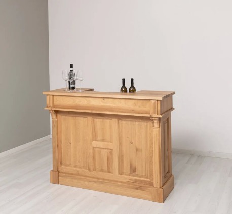 Mic mobilier cafenea 140 stejar, cu blat stejar - Studio Szel - Culoare_P061 - LACUIT