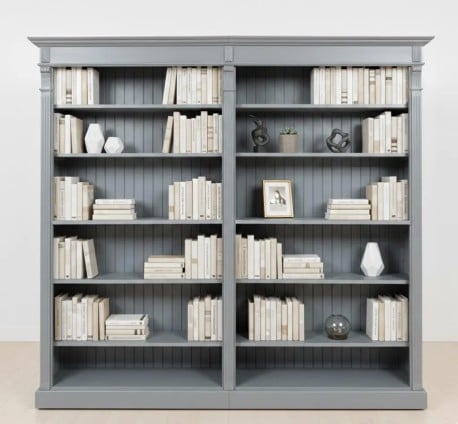 Bibliotecă deschisă din lemn masiv de la Studio Szel - SPEC22524 - Culoare -P042 - VOPSIT