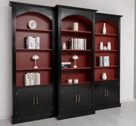 Set Biblioteca Arcada de la Studio Szel PS805 + 2XPS084 - Culoare Ext._P0150 / Culoare Int._P029 -  DUBLU COLOR