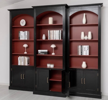 Set Biblioteca Arcada de la Studio Szel PS805 + 2XPS084 - Culoare Ext._P0150 / Culoare Int._P029 -  DUBLU COLOR
