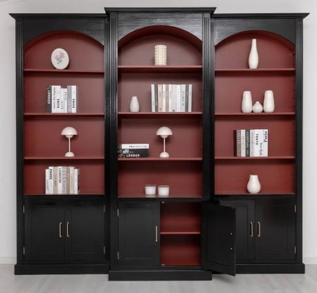 Set Biblioteca Arcada de la Studio Szel PS805 + 2XPS084 - Culoare Ext._P0150 / Culoare Int._P029 -  DUBLU COLOR