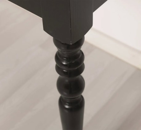 Masa de scris cu picioare strunjite, 2 sertare de la Studio Szel PS200 - Culoare_Top-P002_P150 - VOPSIT
