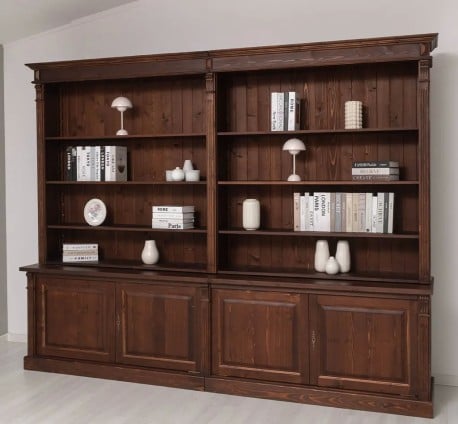 Biblioteca din lemn masiv Royal de la Studio Szel - SPEC22532 - Culoare - P081 - LACUIT