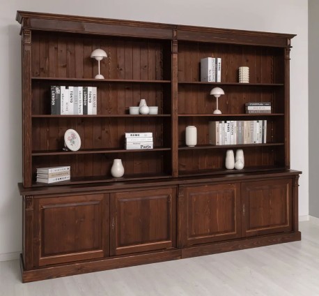 Biblioteca din lemn masiv Royal de la Studio Szel - SPEC22532 - Culoare - P081 - LACUIT