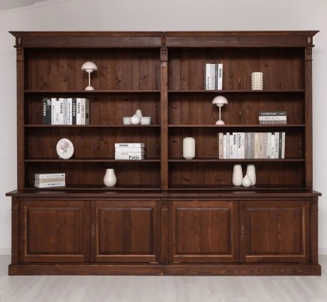 Biblioteca din lemn masiv Royal de la Studio Szel - SPEC22532 - Culoare - P081 - LACUIT