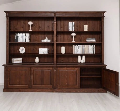 Biblioteca din lemn masiv Royal de la Studio Szel - SPEC22532 - Culoare - P081 - LACUIT