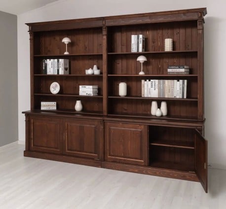 Biblioteca din lemn masiv Royal de la Studio Szel - SPEC22532 - Culoare - P081 - LACUIT