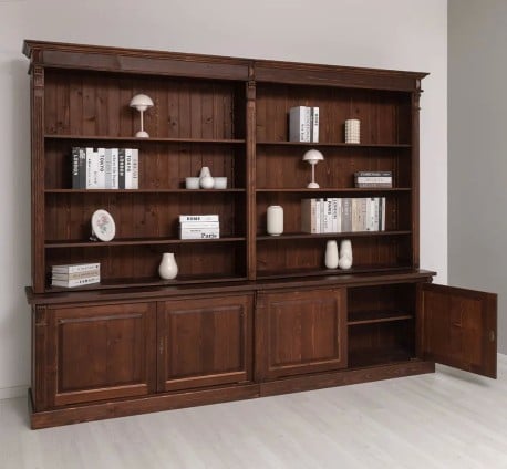 Biblioteca din lemn masiv Royal de la Studio Szel - SPEC22532 - Culoare - P081 - LACUIT
