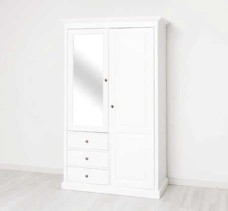 Dulap cu 2 usi, 3 sertare si oglinda de la Studio Szel PS361 - Culoare_P004 - VOPSIT