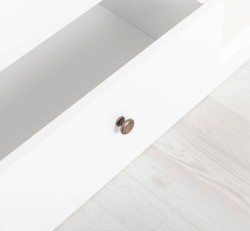 Dulap cu 2 usi, 3 sertare si oglinda de la Studio Szel PS361 - Culoare_P004 - VOPSIT