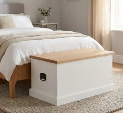 Cufar 90x45x45cm, blat stejar de la Studio Szel - PS54 - Culoare Top_P061 - Culoare Corp_P004A - DUBLU COLOR