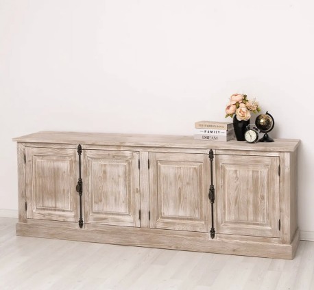 Bufet cu 4 usi, cu tija, BAS de la Studio Szel PS408BAS - Culoare_Int. P004_Ext.P067 - PERIAT ADANC