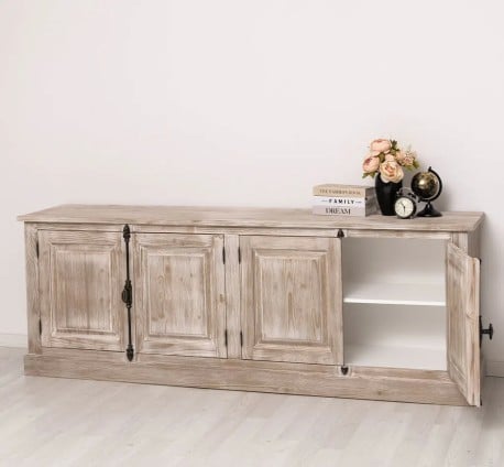 Bufet cu 4 usi, cu tija, BAS de la Studio Szel PS408BAS - Culoare_Int. P004_Ext.P067 - PERIAT ADANC