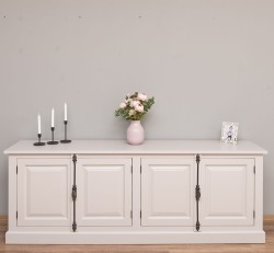 Bufet cu 4 usi, cu tija, BAS de la Studio Szel PS408BAS - Culoare_P024A - VOPSIT ANTICHIZAT