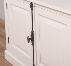 Bufet cu 4 usi, cu tija, BAS de la Studio Szel PS408BAS - Culoare_P024A - VOPSIT ANTICHIZAT