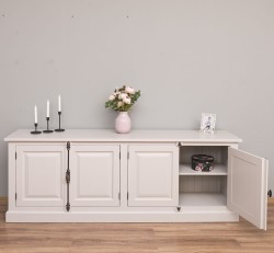 Bufet cu 4 usi, cu tija, BAS de la Studio Szel PS408BAS - Culoare_P024A - VOPSIT ANTICHIZAT