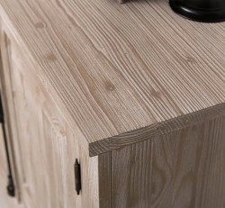 Bufet cu 4 usi, cu tija, BAS de la Studio Szel PS408BAS - Culoare_P067_P004 - DEEP BRUSHED
