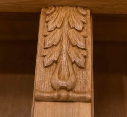 Bufet bibliotecă din stejar de la Studio Szel - SPEC17234 - Culoare_P061 - CERUIT
