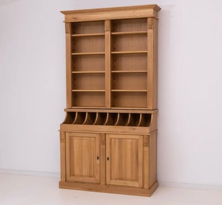 Bufet bibliotecă din stejar de la Studio Szel - SPEC17234 - Culoare_P061 - CERUIT