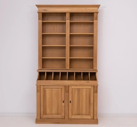 Bufet bibliotecă din stejar de la Studio Szel - SPEC17234 - Culoare_P061 - CERUIT