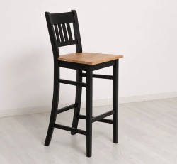 Scaun bar, blat stejar de la Studio Szel PS380 - Culoare Top_P061 - Culoare Corp_P003 - DUBLU COLOR