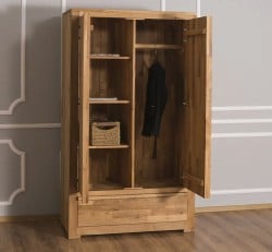 Sifonier cu 2 usi Wild Oak, sertar pe sina metalica de la Studio Szel OPS630 - Culoare_P089 - ULEIAT