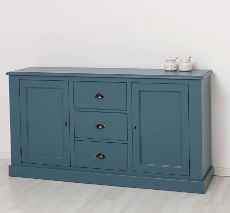Bufet cu 2 usi, 3 sertare, BAS de la Studio Szel PS370BAS - Culoare_P051 - VOPSIT