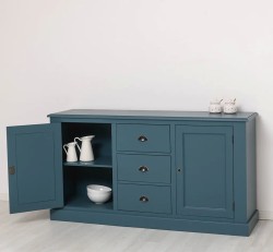 Bufet cu 2 usi, 3 sertare, BAS de la Studio Szel PS370BAS - Culoare_P051 - VOPSIT
