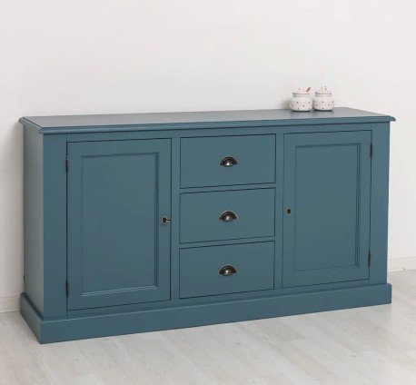 Bufet cu 2 usi, 3 sertare, BAS de la Studio Szel PS370BAS - Culoare_P051 - VOPSIT