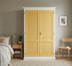 Dulap cu 2 usi, Colectia Shutter de la Studio Szel PS618 - Culoare Corp_P039 - Culoare Usi_P050 - DUBLU COLOR