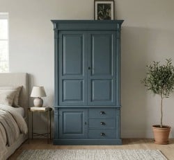 Dulap cu 3 usi si 3 sertare, Colectia Directoire de la Studio Szel PS491 - Culoare_P051A - VOPSIT ANTICHIZAT