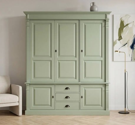 Dulap cu 3+2 usi si 3 sertare, Colectia Directoire de la Studio Szel PS492 - Culoare_P054A - VOPSIT ANTICHIZAT
